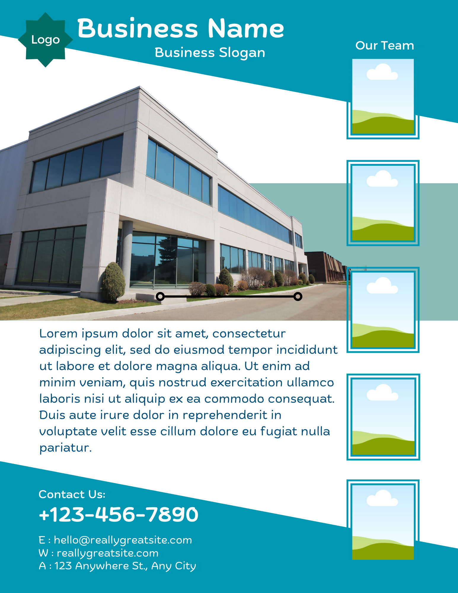 Canva Business Flyer Template: Marketing Sales Promo (Editable)