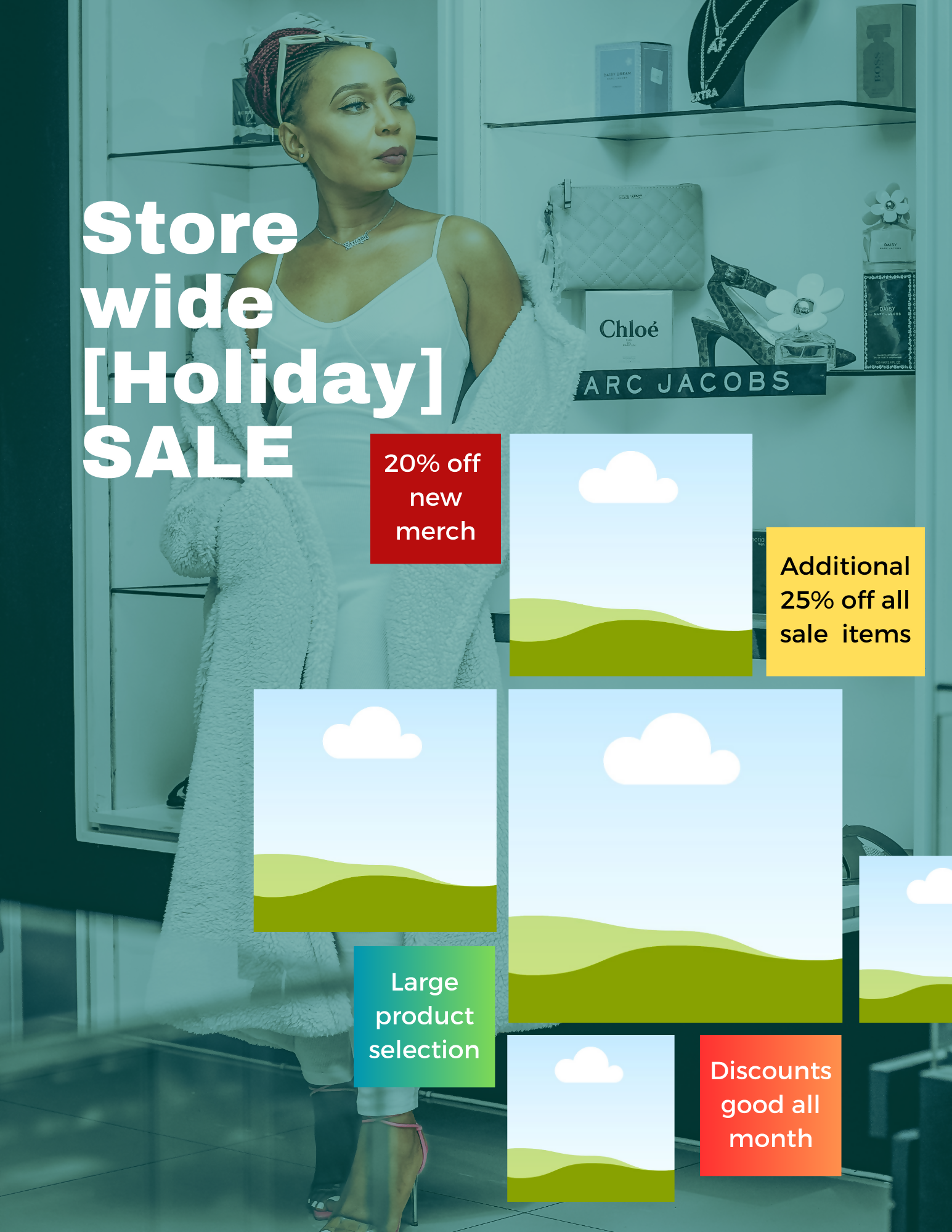 Canva Business Flyer Template: Marketing Sales Promo (Editable)