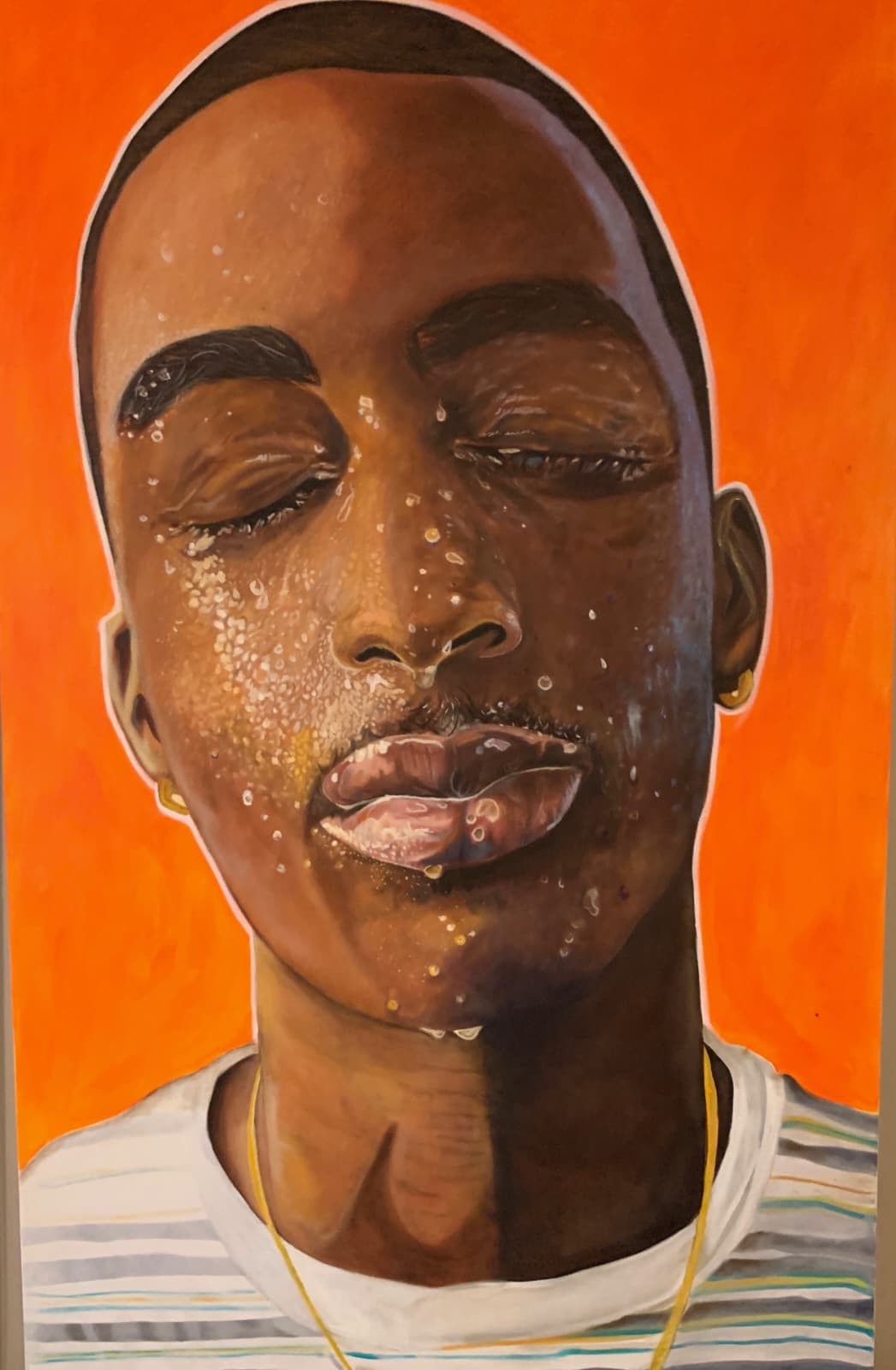 Portrait canvas painting 54x32