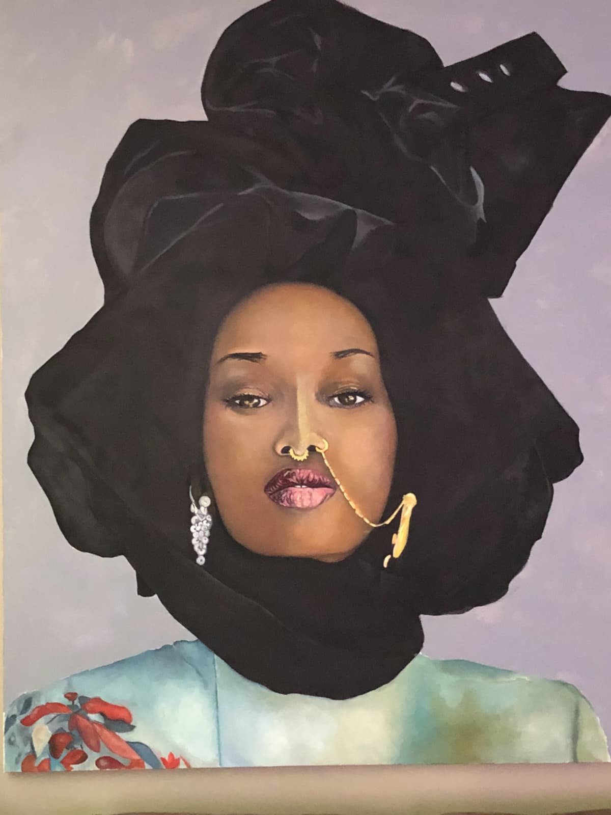 Portrait canvas painting 60x60