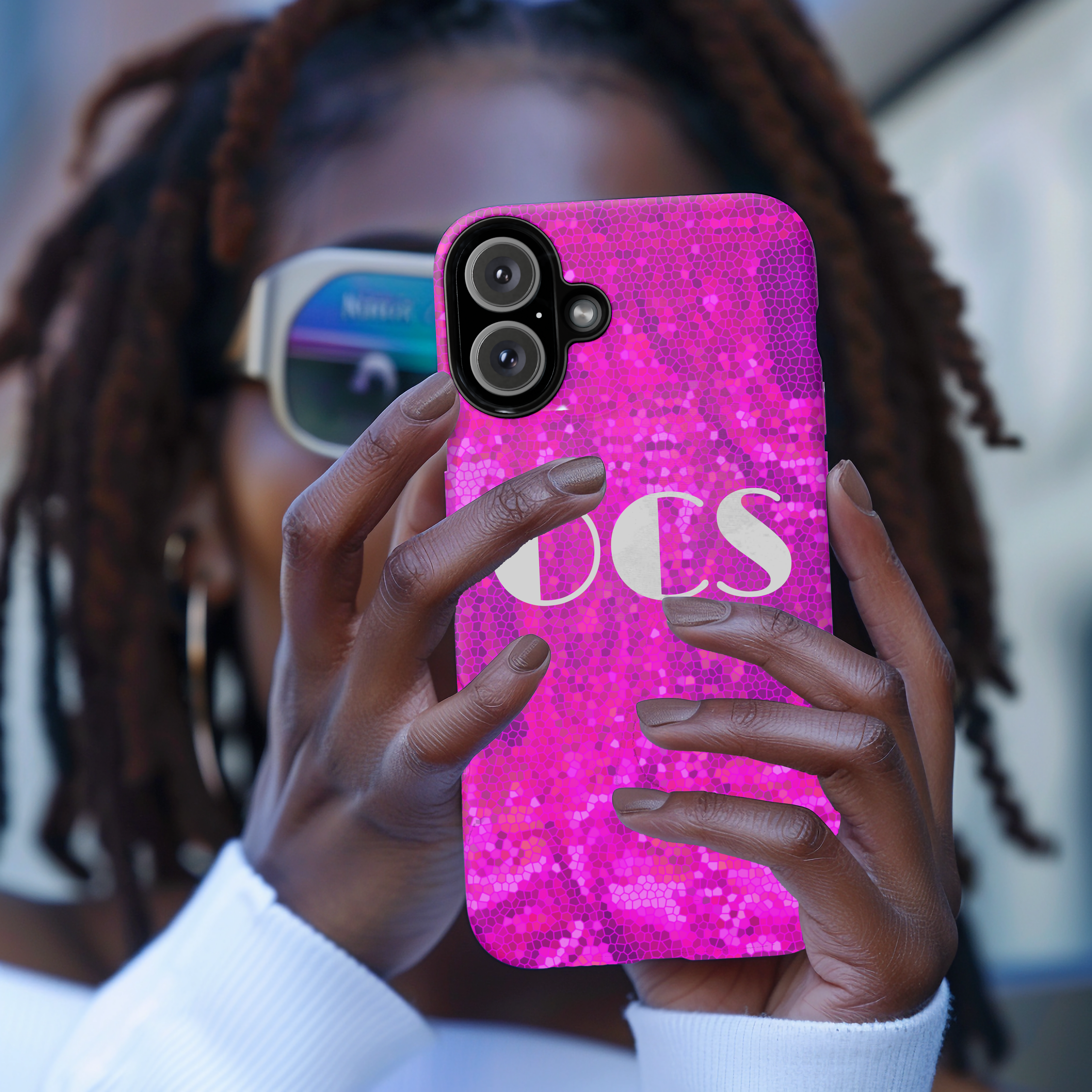 iPhone 16 custom case monogram initial phone cover