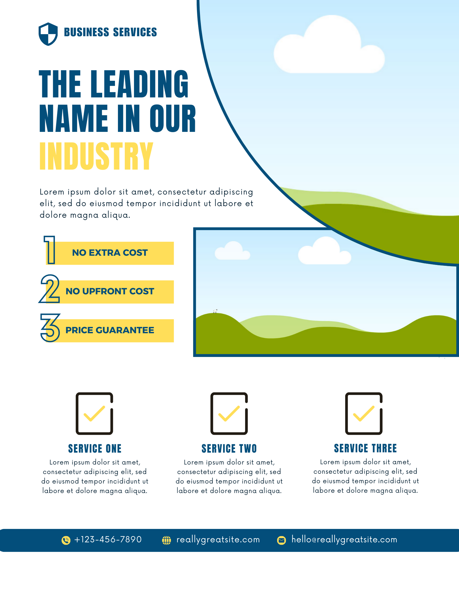 Canva Business Flyer Template: Marketing Sales Promo (Editable)