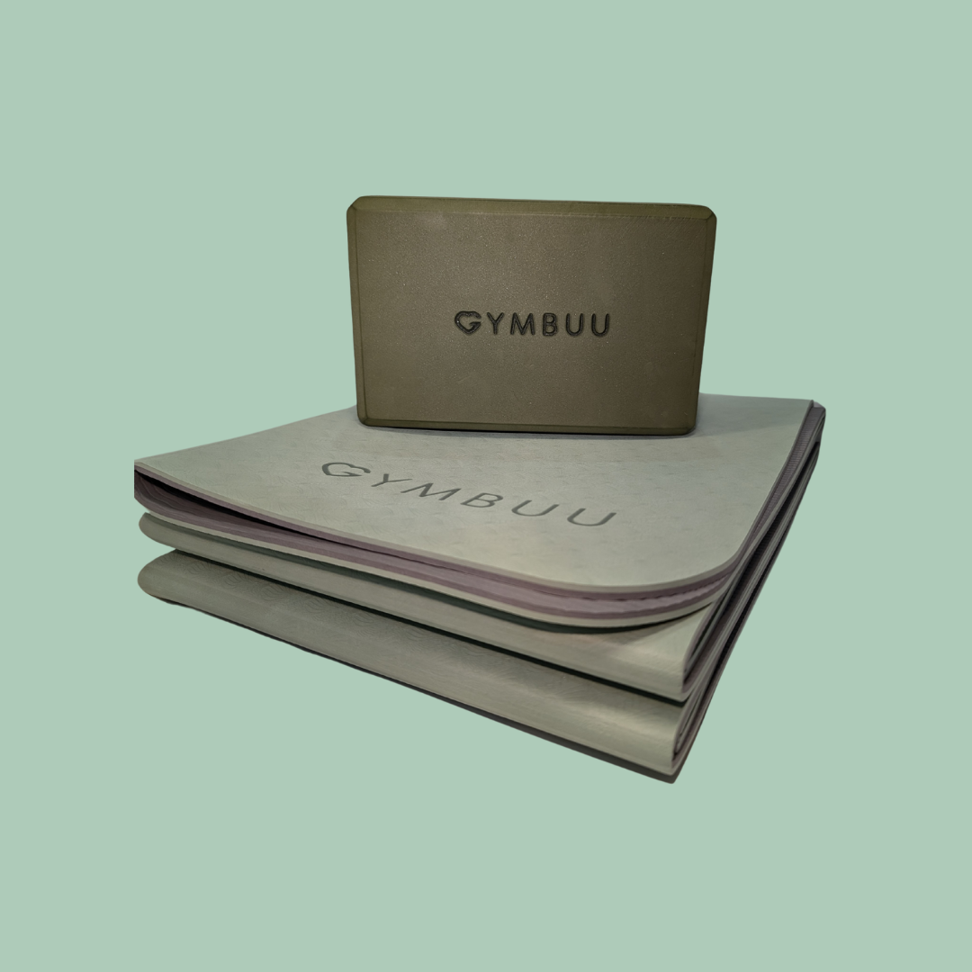 Yoga Mat and Block